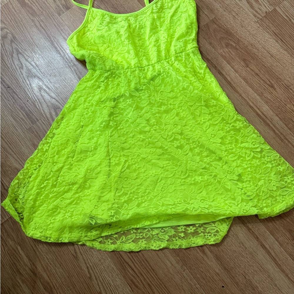 Rue21 Neon Lace Mini Dress